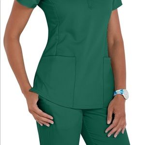 Healing Hands Purple Line Set of Hunter Scrubs